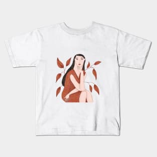 Autumn Girl Kids T-Shirt